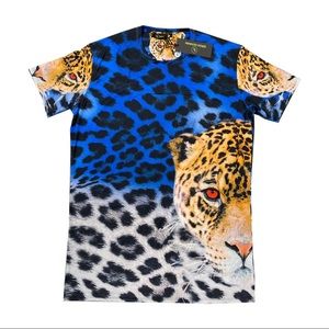 MENS GOLD MEDUSA BAROQUE ITALIAN DESIGN T-SHIRTS